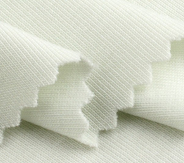 1&times;1 Lyocell Cotton Rib (All Shades Contrast White)